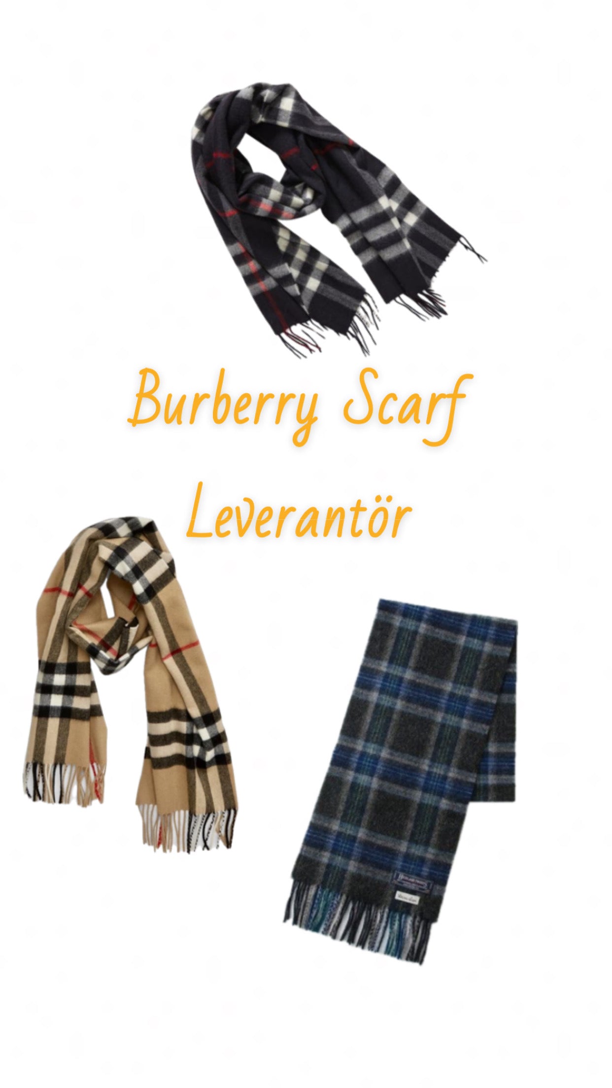 B scarf Leverantör